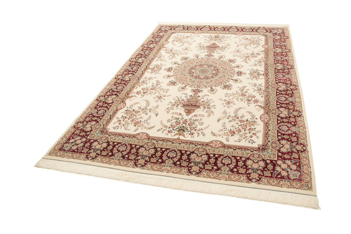 Rechteck Teppich Ghom Design in Beige von Hadorn™ - Lifestyle Image