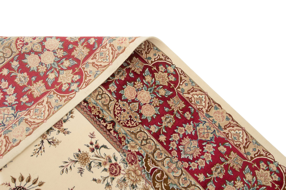 Rechteck Teppich Ghom Design in Beige von Hadorn™ - Lifestyle Image