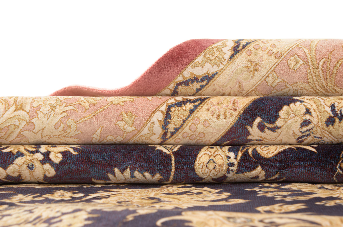 Rechteck Teppich Ghom Design in Lila von Hadorn™ - Lifestyle Image