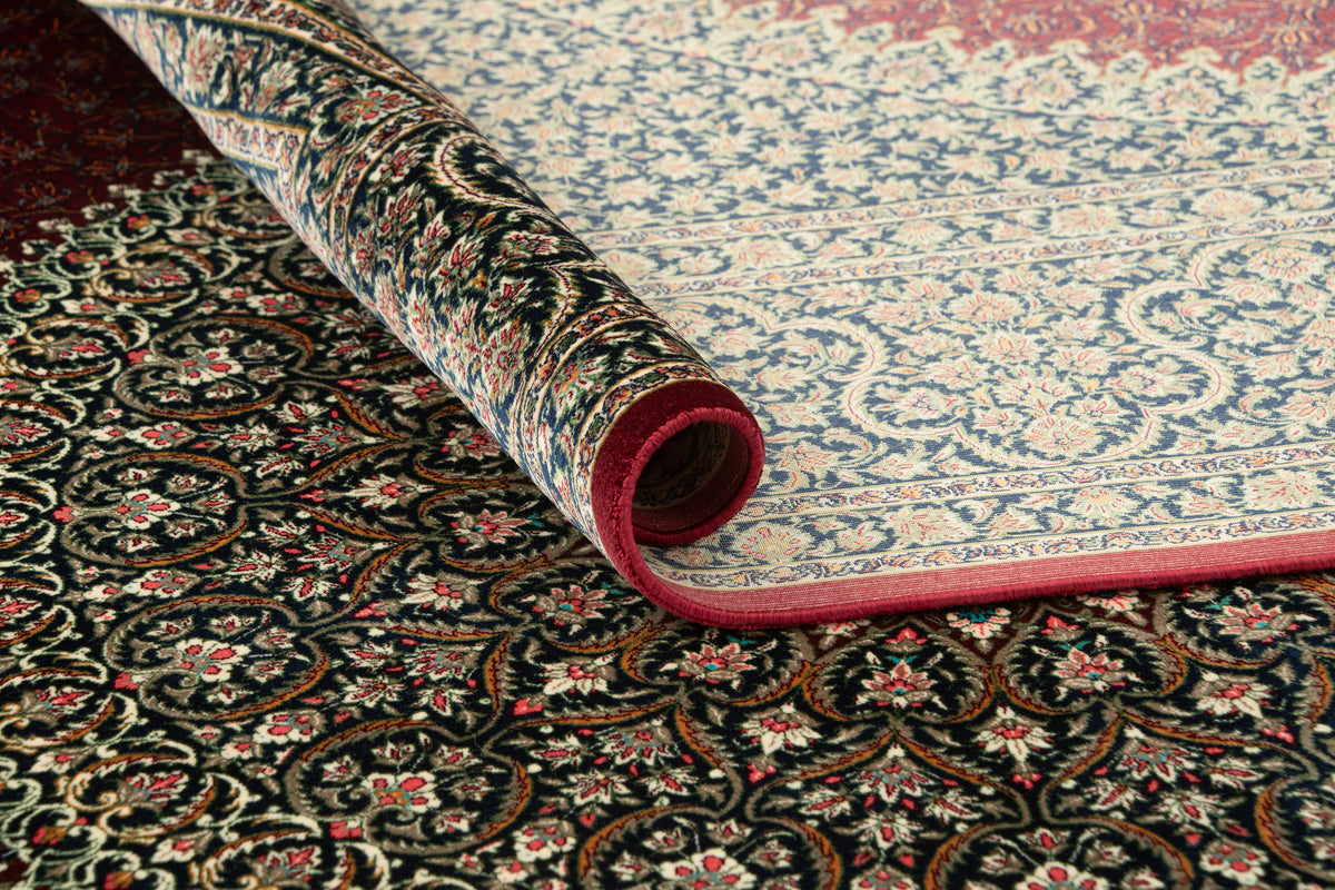 Rechteck Teppich Ghom Design in Rot von Hadorn™ - Lifestyle Image