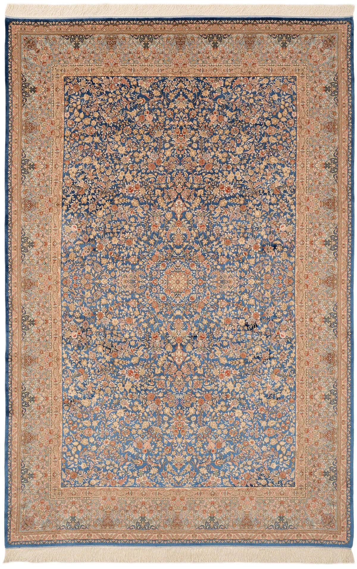 Rechteck Teppich Ghom Design in Dunkelblau von Hadorn™ - Lifestyle Image