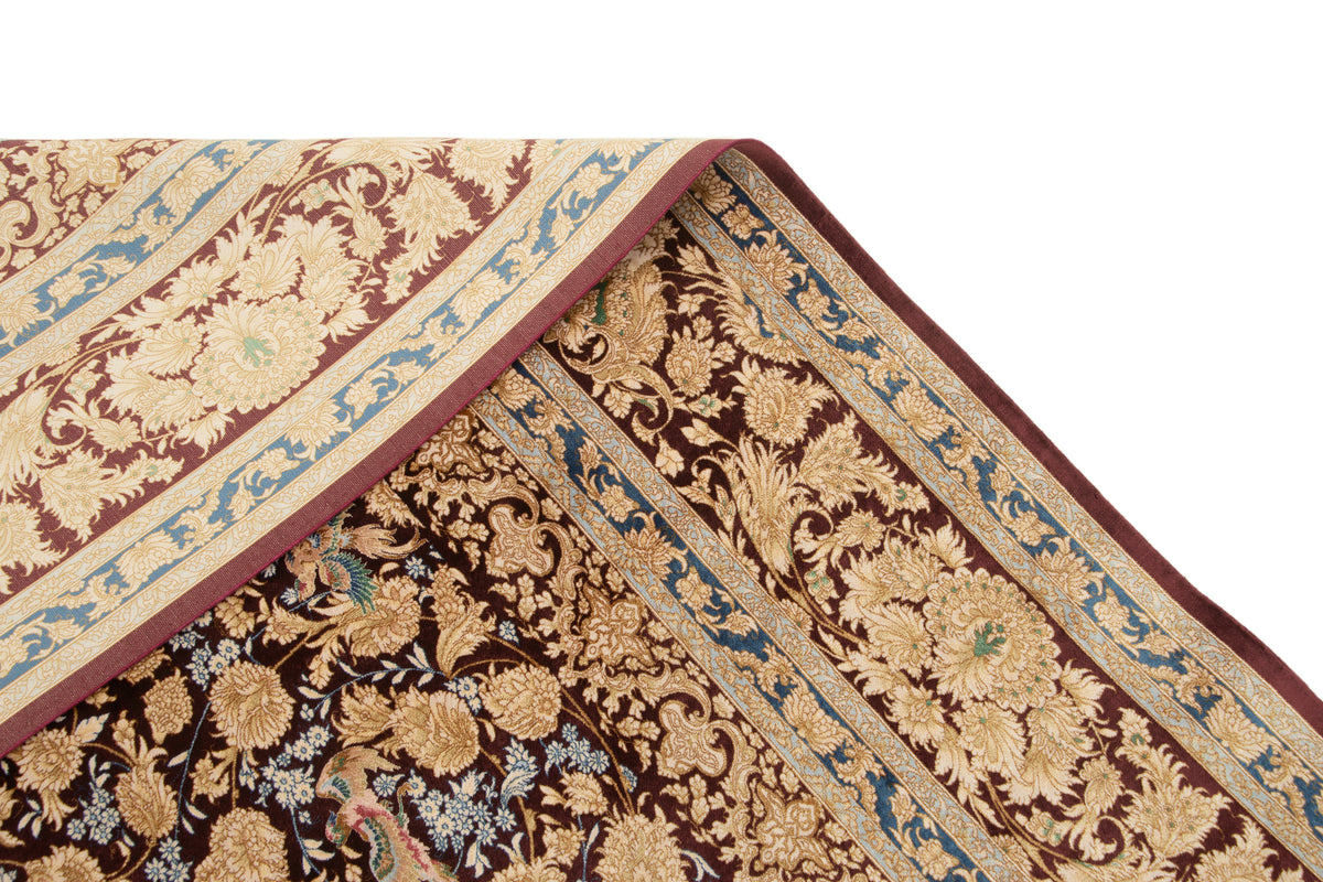Rechteck Teppich Ghom Design in Braun von Hadorn™ - Lifestyle Image