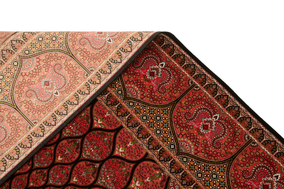 Rechteck Teppich Ghom Design in Rosa von Hadorn™ - Lifestyle Image