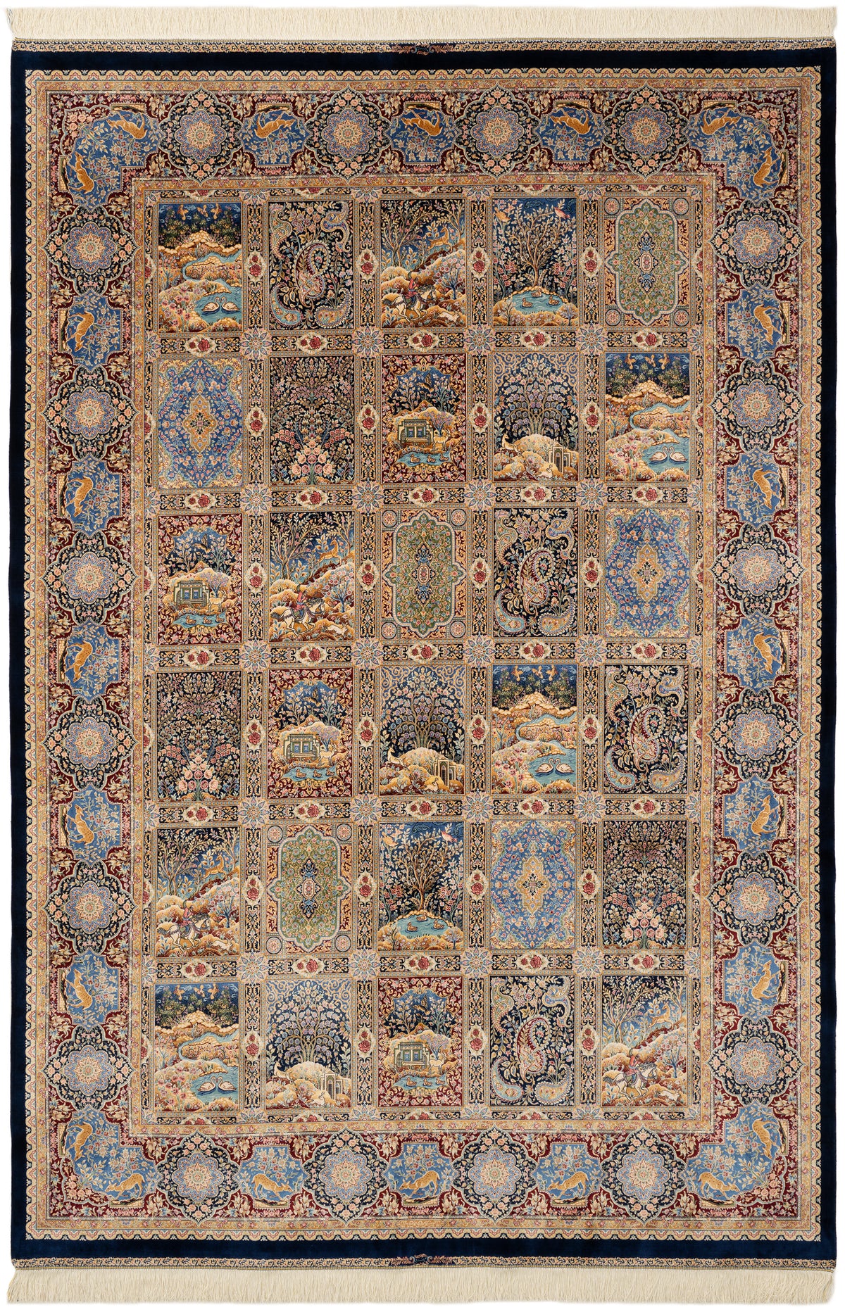 Rechteck Teppich Ghom Design in Mehrfarbig von Hadorn™ - Lifestyle Image