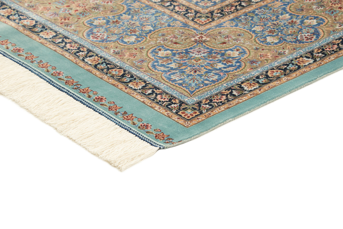 Rechteck Teppich Ghom Design in Blau von Hadorn™ - Lifestyle Image