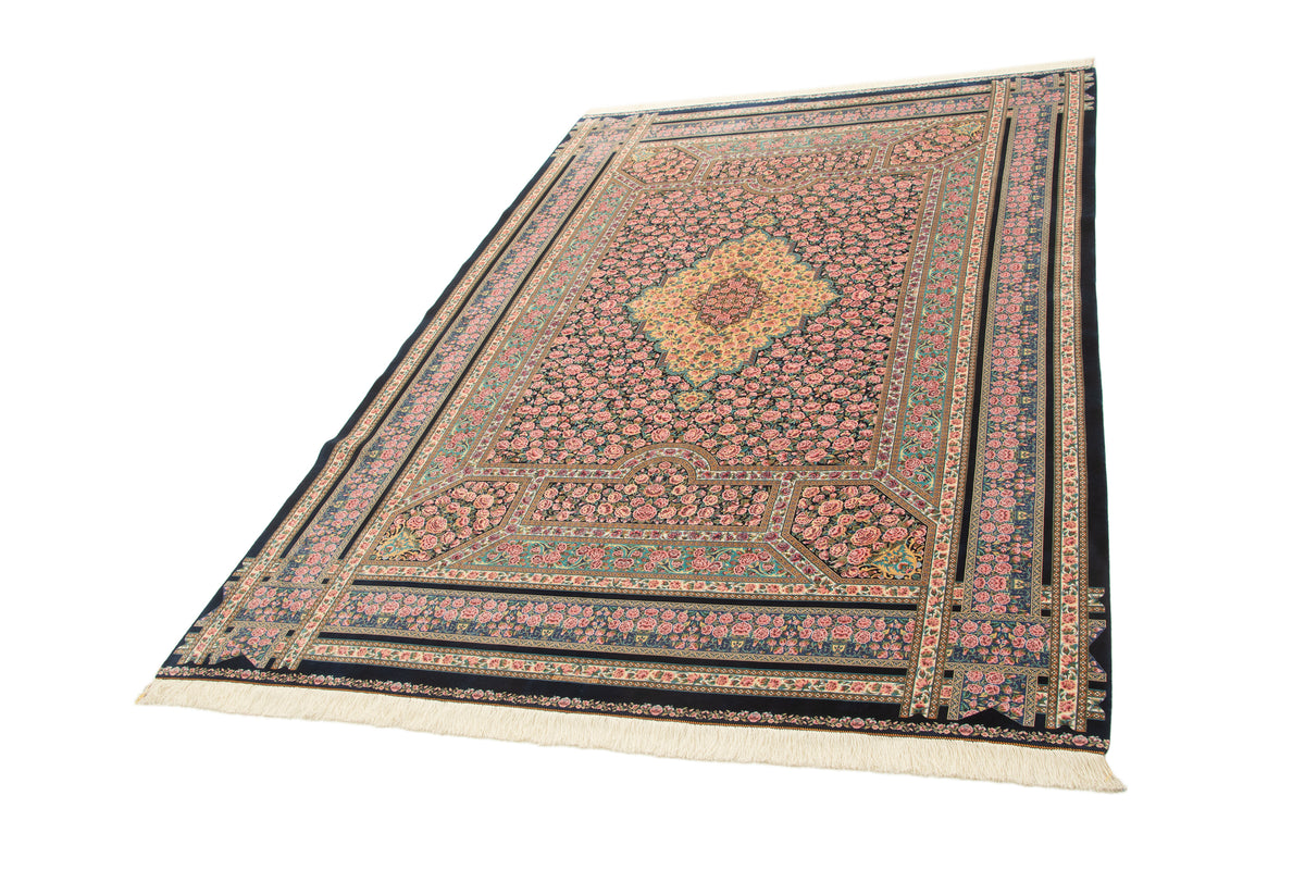 Rechteck Teppich Ghom Design in Rosa von Hadorn™ - Lifestyle Image