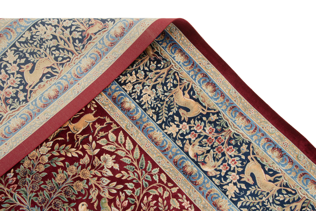 Rechteck Teppich Ghom Design in Rot von Hadorn™ - Lifestyle Image
