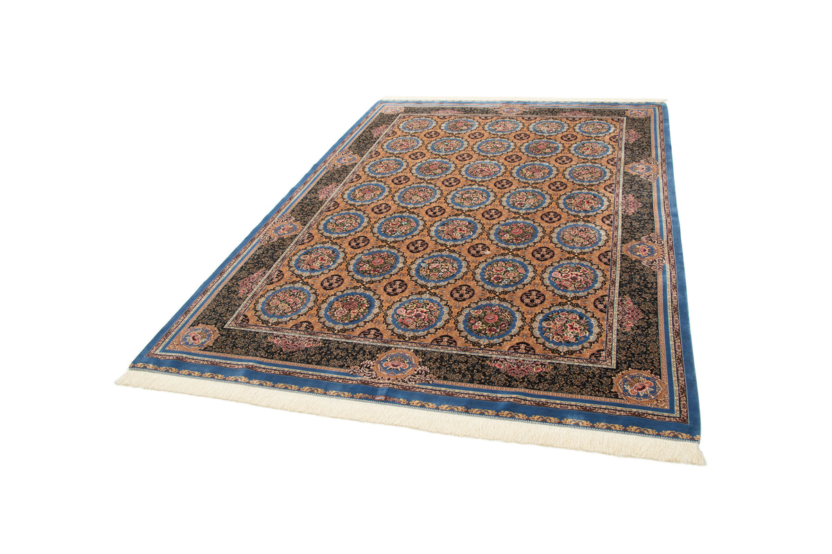 Rechteck Teppich Ghom Design in Blau von Hadorn™ - Lifestyle Image