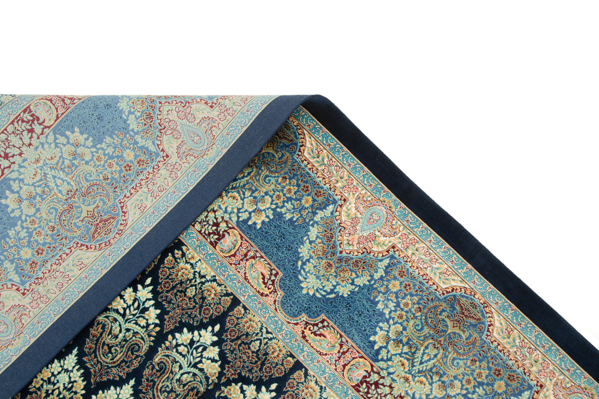 Rechteck Teppich Ghom Design in Dunkelblau von Hadorn™ - Lifestyle Image