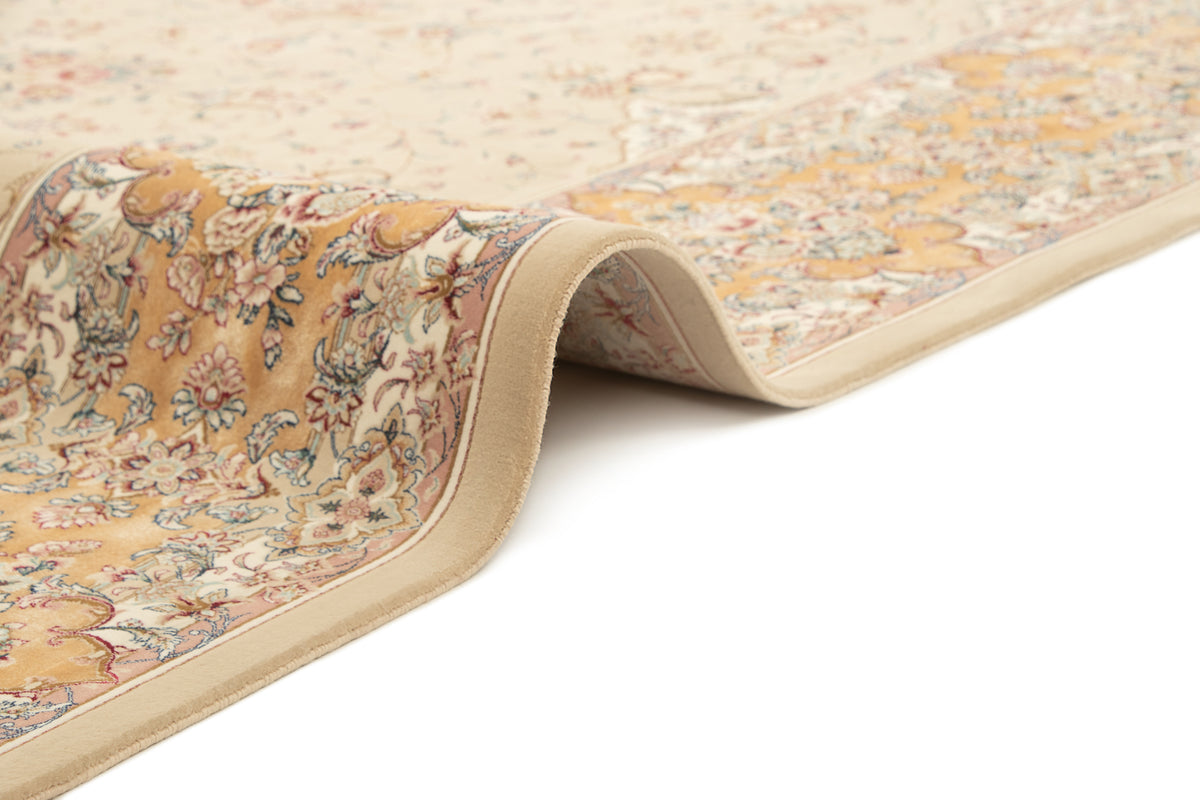 Rechteck Teppich Ghom Design in Beige von Hadorn™ - Lifestyle Image