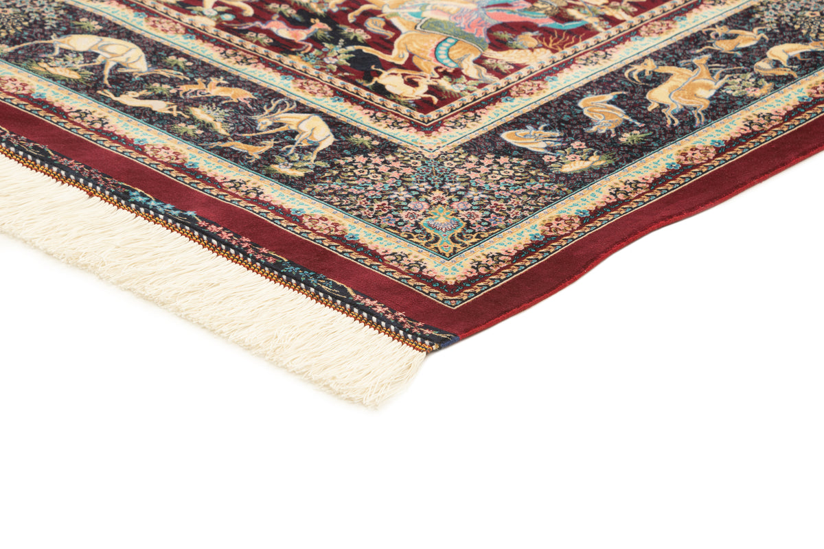 Rechteck Teppich Ghom Design in Rot von Hadorn™ - Lifestyle Image