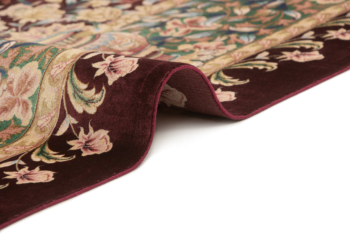 Rechteck Teppich Ghom Design in Rot von Hadorn™ - Lifestyle Image