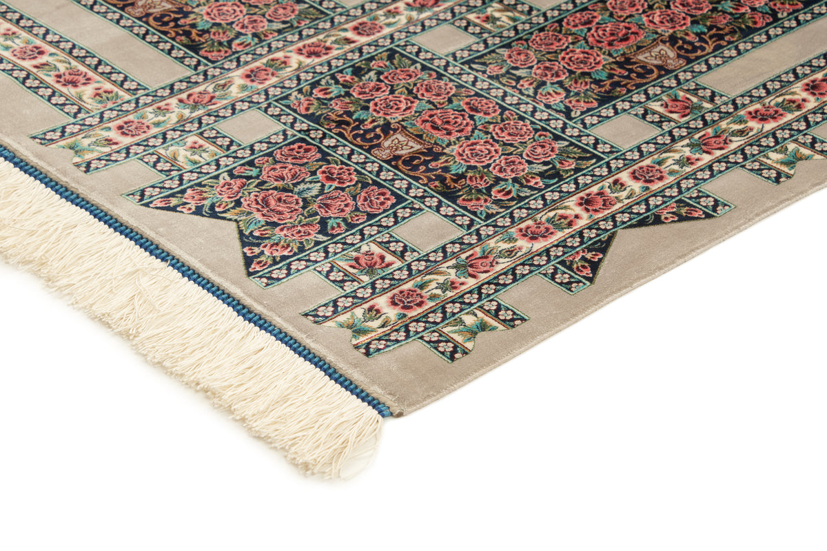 Rechteck Teppich Ghom Design in Grau von Hadorn™ - Lifestyle Image