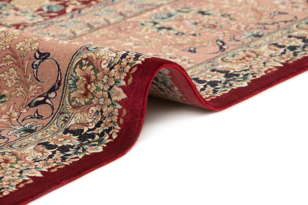 Rechteck Teppich Ghom Design in Rot von Hadorn™ - Lifestyle Image
