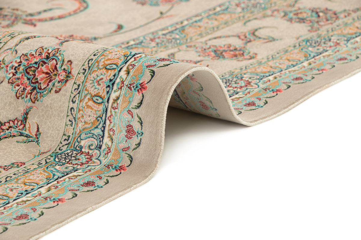 Rechteck Teppich Ghom Design in Grau von Hadorn™ - Lifestyle Image