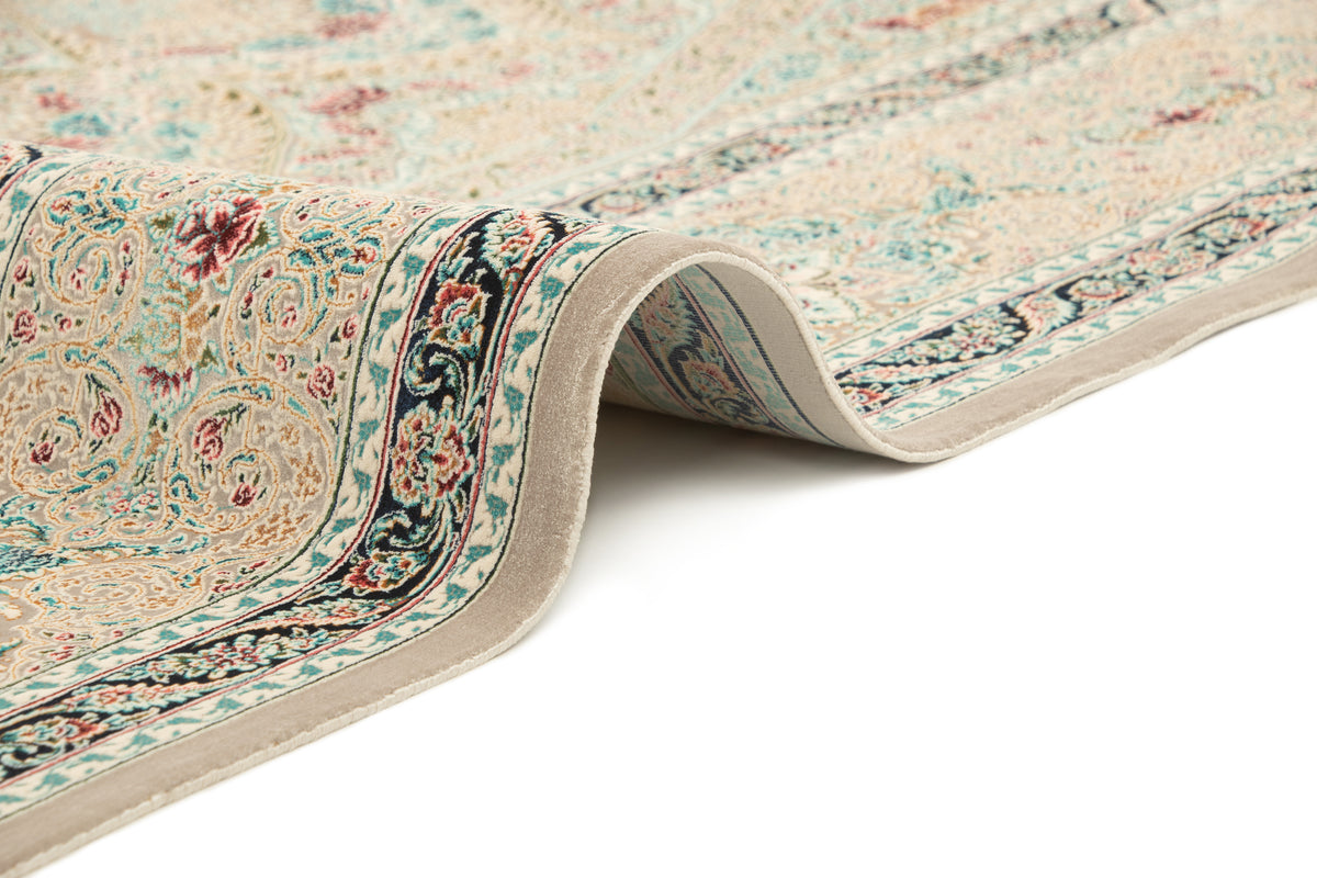 Rechteck Teppich Ghom Design in Grau von Hadorn™ - Lifestyle Image