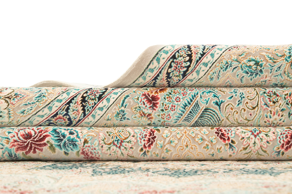 Rechteck Teppich Ghom Design in Grau von Hadorn™ - Lifestyle Image
