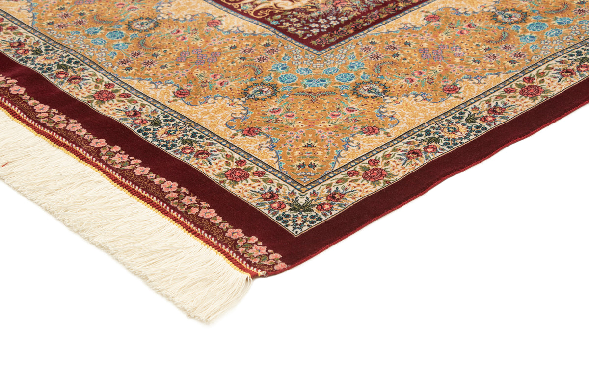 Rechteck Teppich Ghom Design in Rot von Hadorn™ - Lifestyle Image
