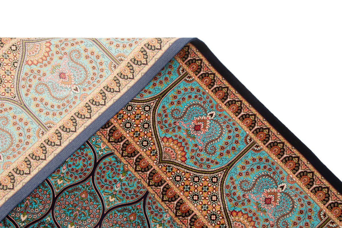 Rechteck Teppich Ghom Design in Dunkelblau von Hadorn™ - Lifestyle Image