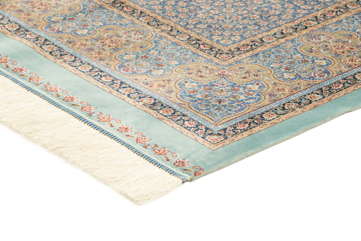 Rechteck Teppich Ghom Design in Grün von Hadorn™ - Lifestyle Image