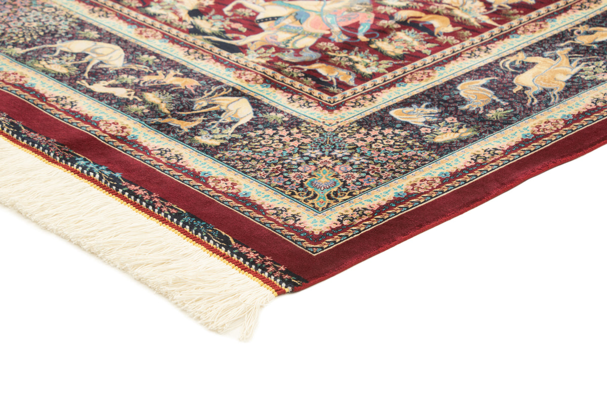 Rechteck Teppich Ghom Design in Rot von Hadorn™ - Lifestyle Image