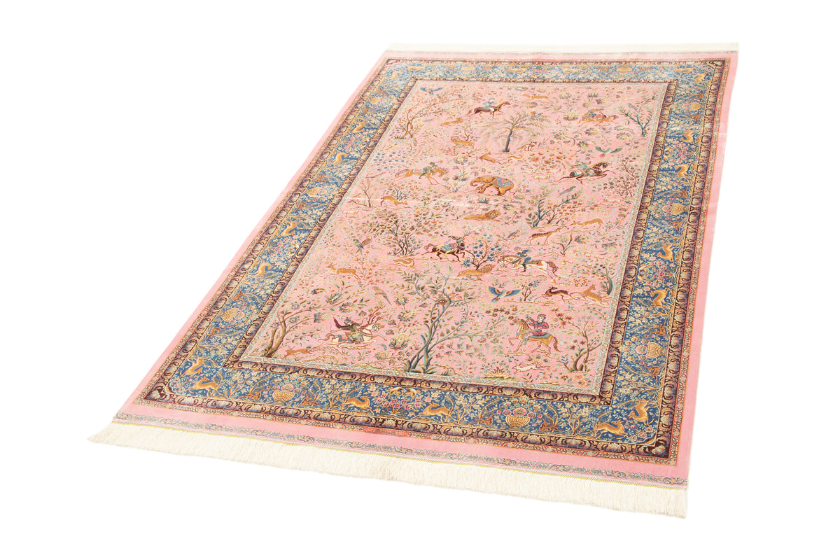 Rechteck Teppich Ghom Design in Rosa  von Hadorn™ - Lifestyle Image