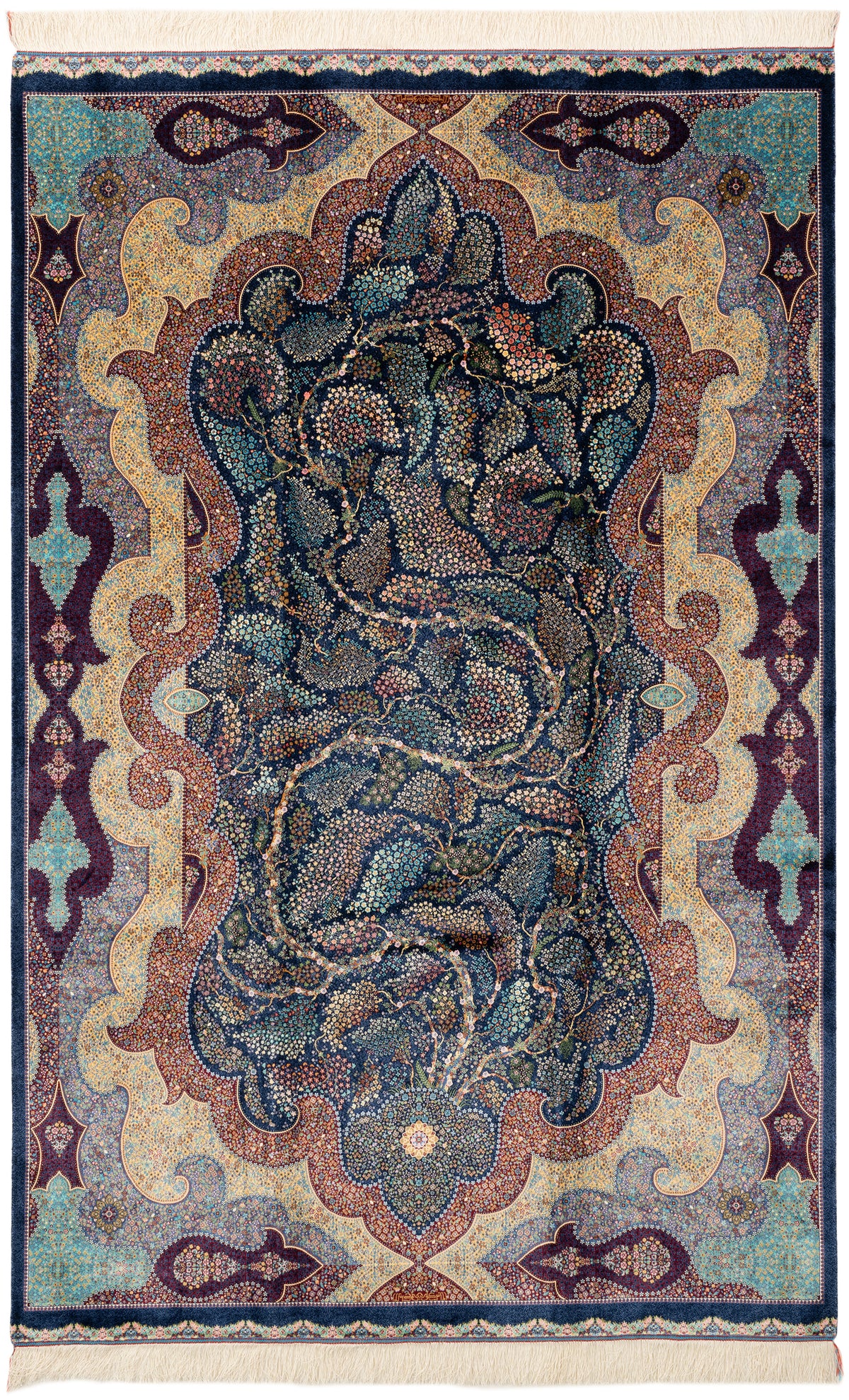Rechteck Teppich Ghom Design in Mehrfarbig von Hadorn™ - Lifestyle Image