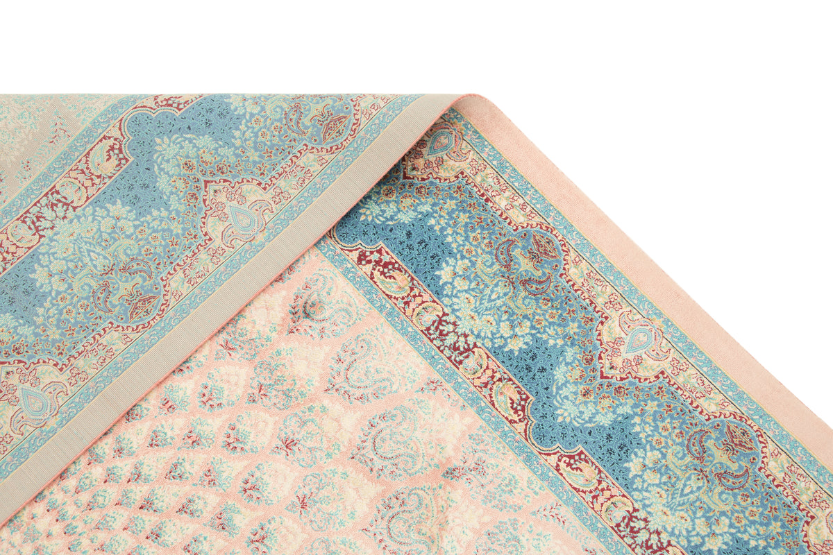 Rechteck Teppich Ghom Design in Rosa  von Hadorn™ - Lifestyle Image