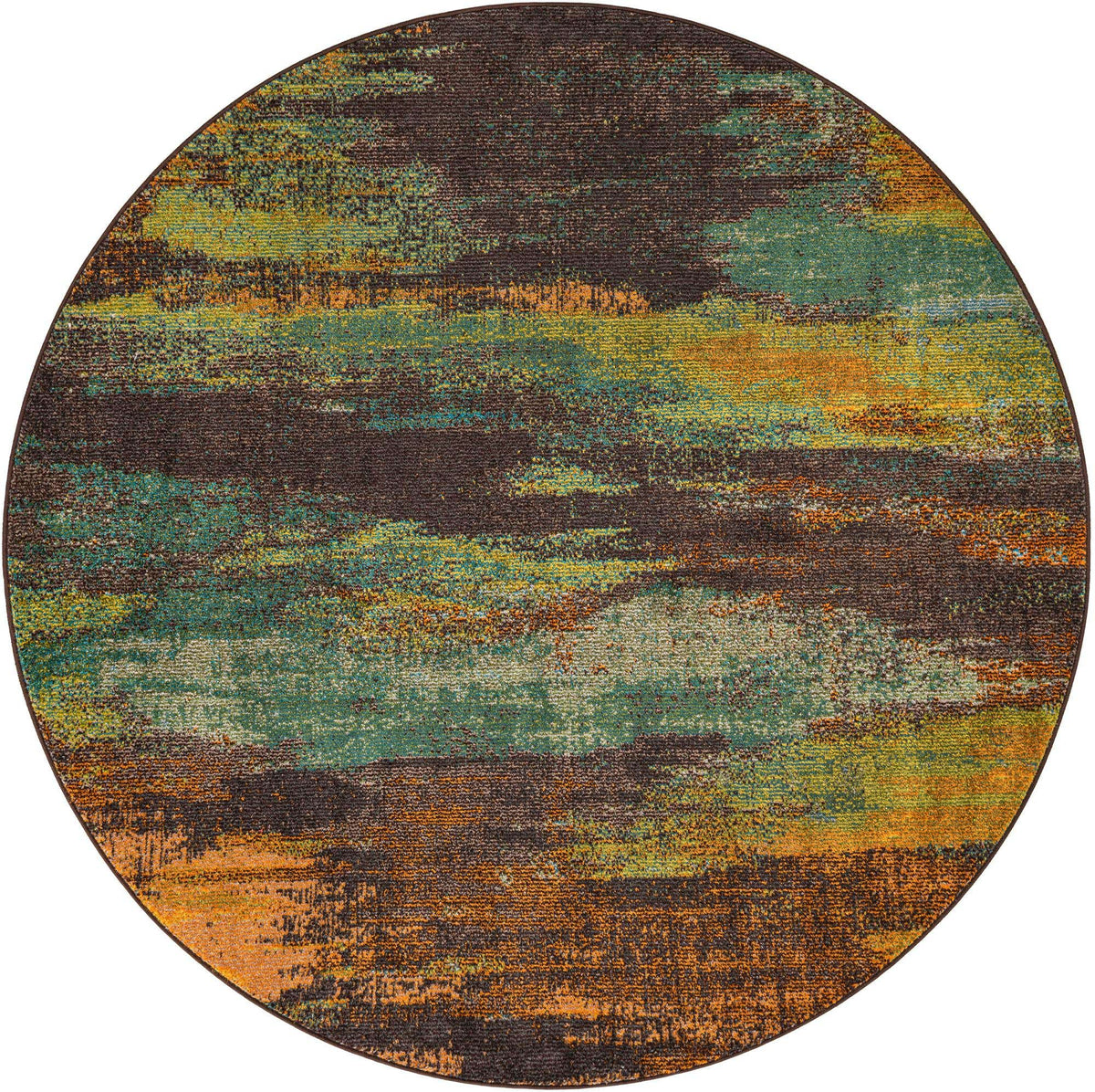 Rund Teppich Barcelona in Mehrfarbig von Hadorn™ - Lifestyle Image