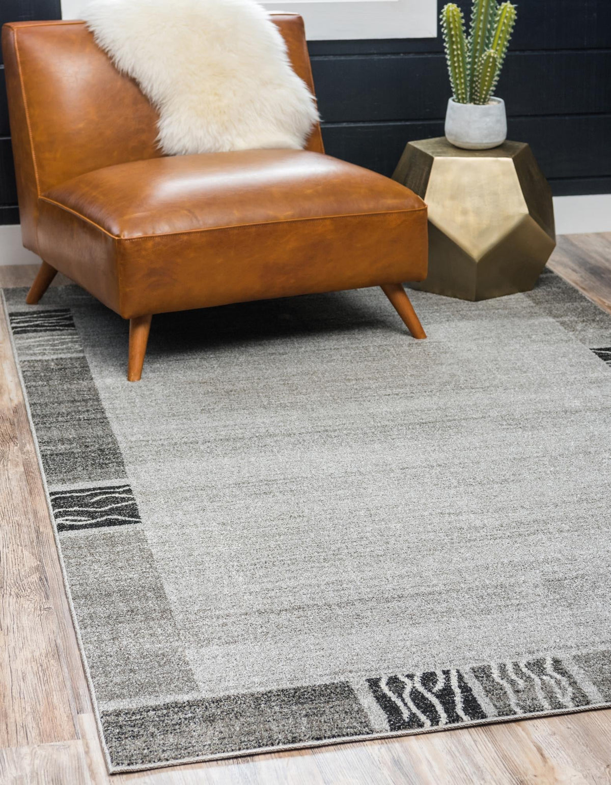 Rechteck Teppich Loft in Hellgrau von Hadorn™ - Lifestyle Image