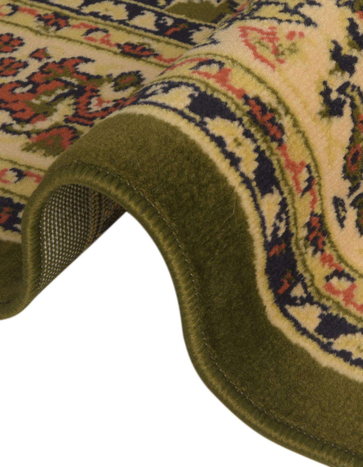 Rechteck Teppich Kashan Design in Grün von Hadorn™ - Lifestyle Image