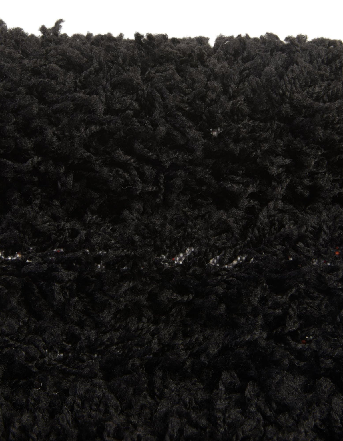 Rechteck Hochflorteppich Solid Shag in Schwarz von Hadorn™ - Lifestyle Image