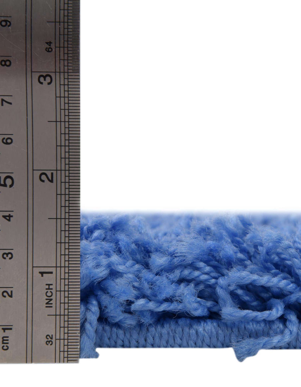 Rechteck Hochflorteppich Solid Shag in Periwinkle Blue von Hadorn™ - Lifestyle Image