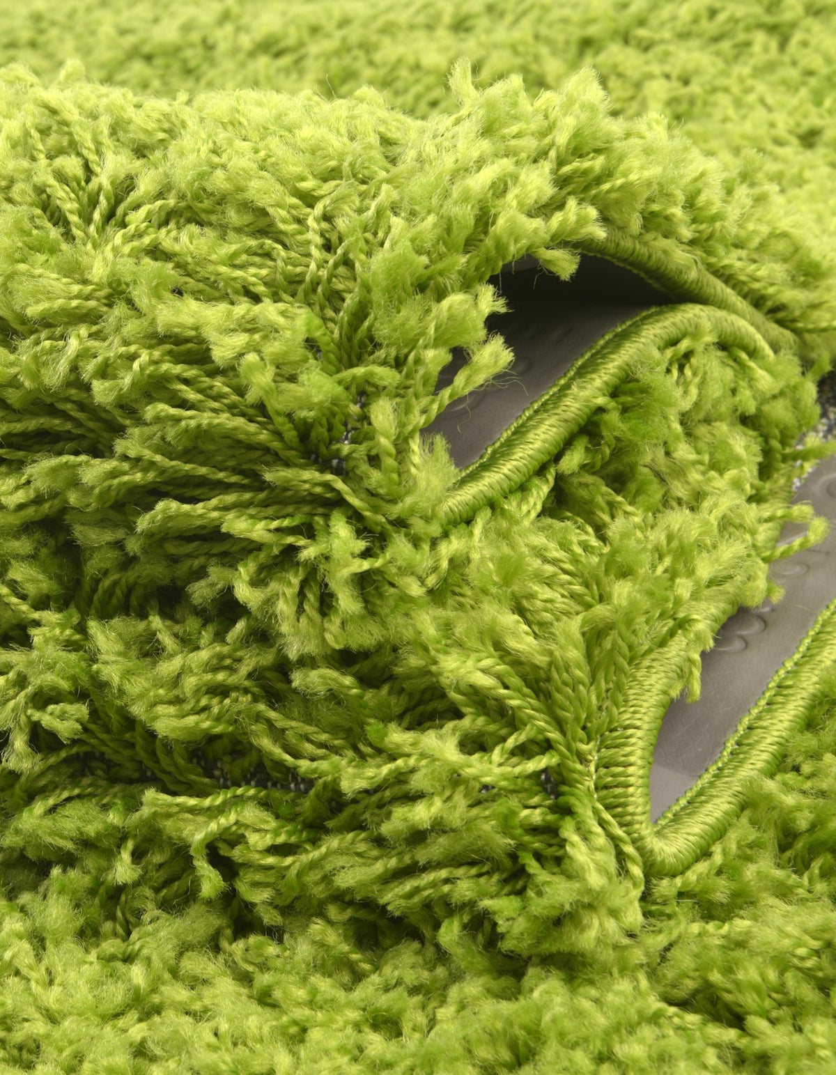 Läufer Hochflorteppich Solid Shag in Grün von Hadorn™ - Lifestyle Image