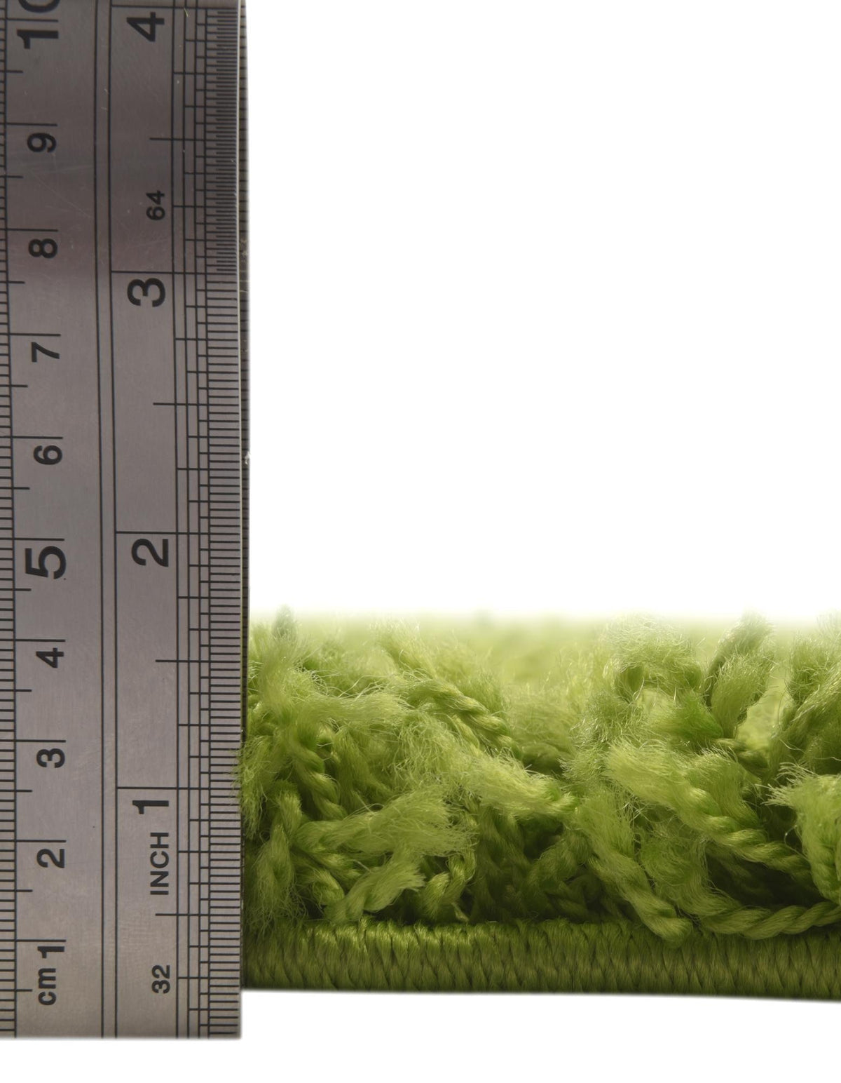 Rechteck Hochflorteppich Solid Shag in Grün von Hadorn™ - Lifestyle Image