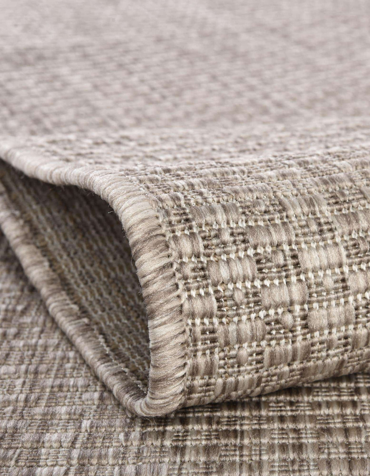 Rechteck Outdoor Teppich Tulum Outdoor Solid in Beige von Hadorn™ - Lifestyle Image