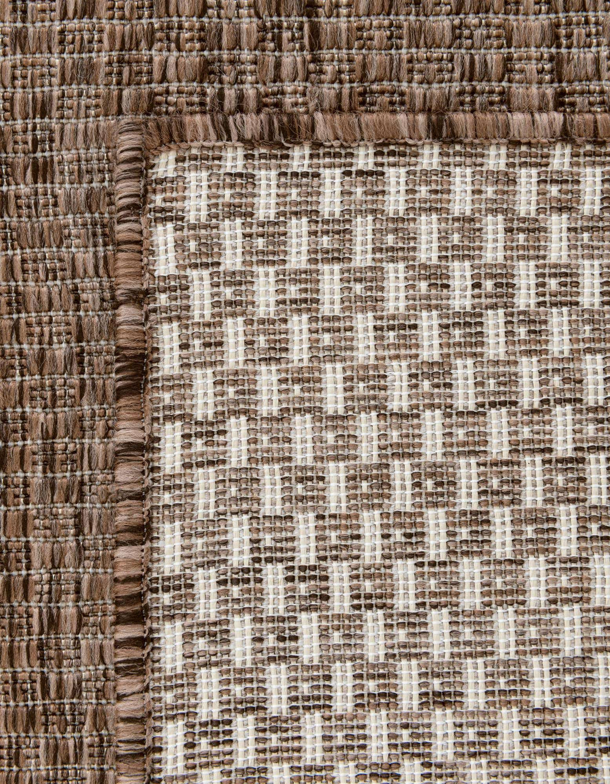 Rechteck Outdoor Teppich Tulum Outdoor in Hellbraun von Hadorn™ - Lifestyle Image