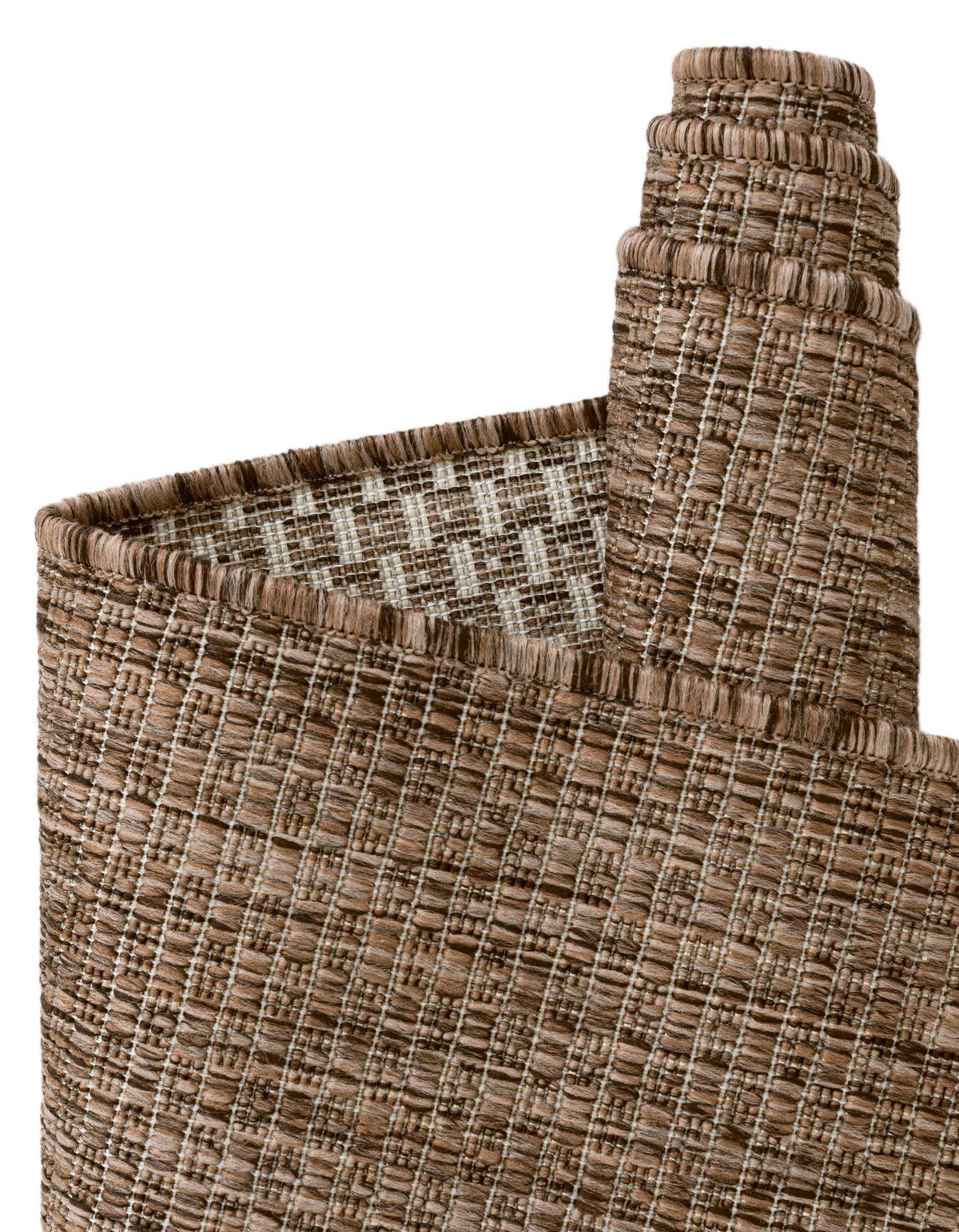 Rechteck Outdoor Teppich Tulum Outdoor in Hellbraun von Hadorn™ - Lifestyle Image