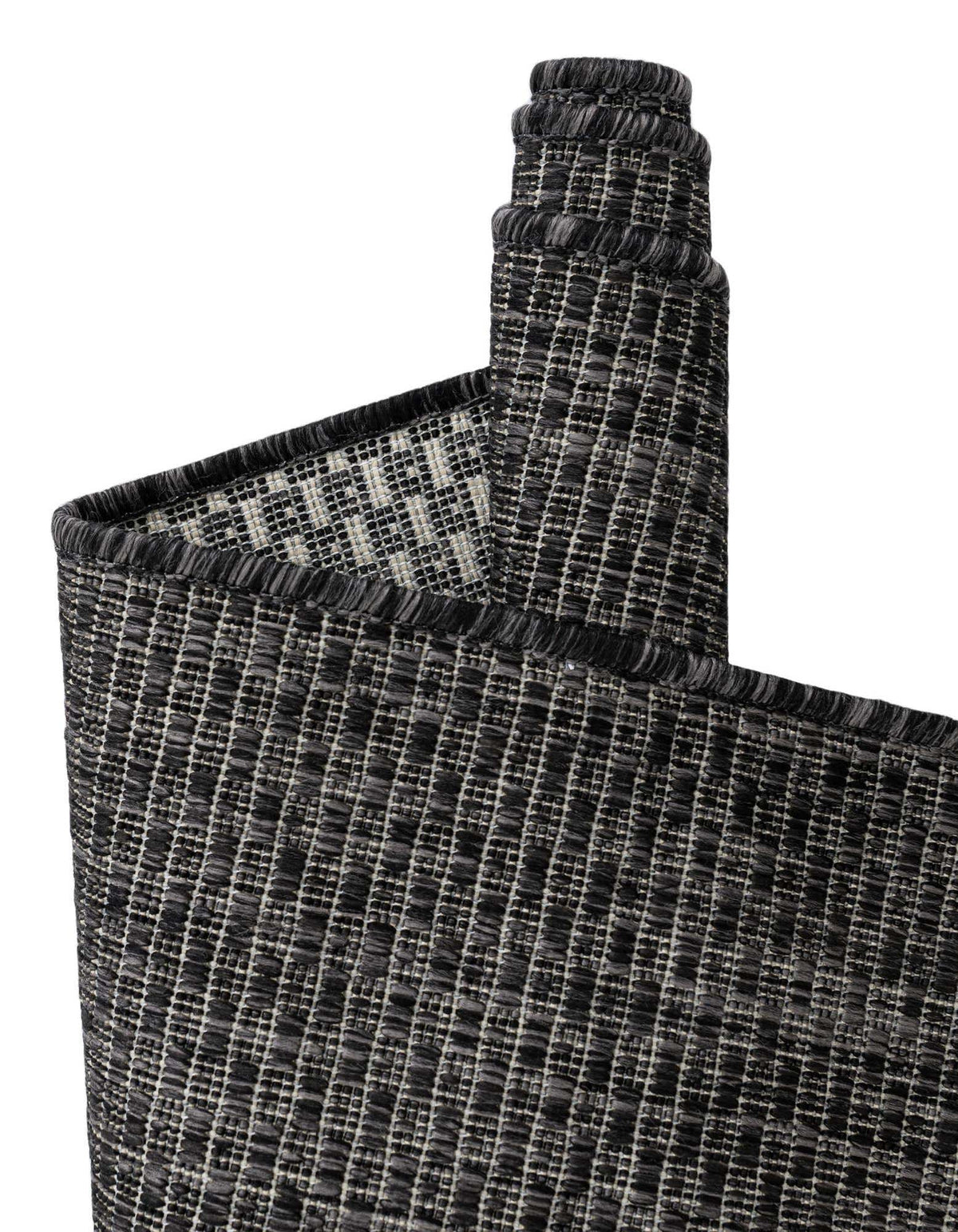 Rechteck Outdoor Teppich Tulum Outdoor in Schwarz von Hadorn™ - Lifestyle Image