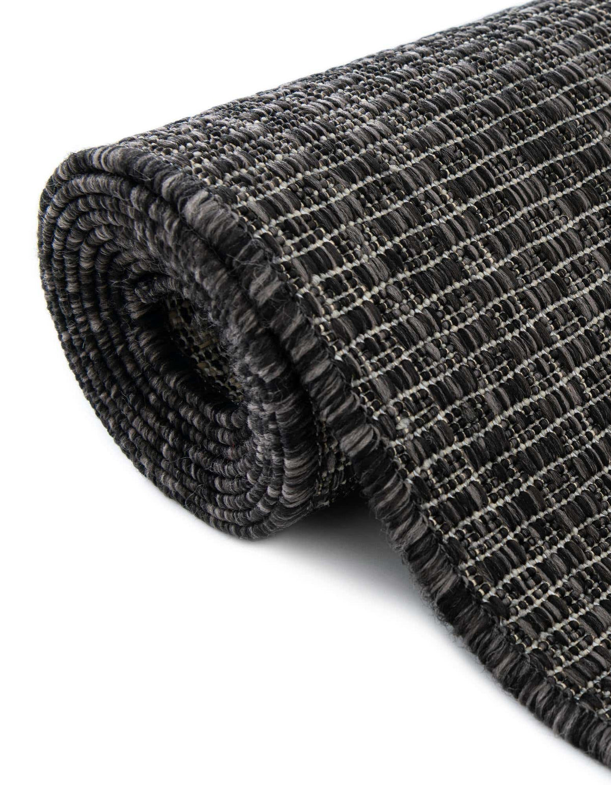 Rechteck Outdoor Teppich Tulum Outdoor in Schwarz von Hadorn™ - Lifestyle Image