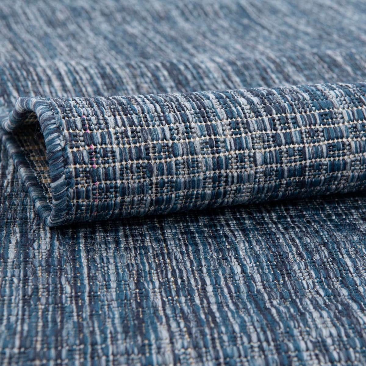 Rechteck Outdoor Teppich Tulum Outdoor in Blau von Hadorn™ - Lifestyle Image