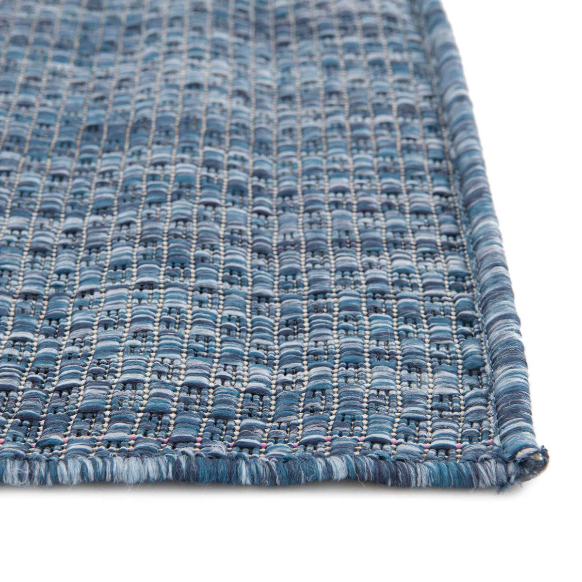 Rechteck Outdoor Teppich Tulum Outdoor in Blau von Hadorn™ - Lifestyle Image