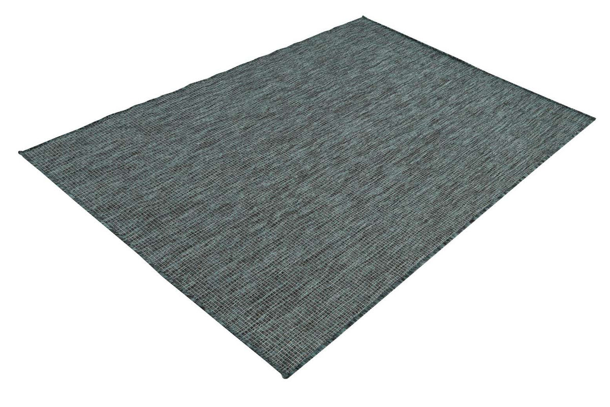 Rechteck Outdoor Teppich Tulum Outdoor in Blaugrün von Hadorn™ - Lifestyle Image