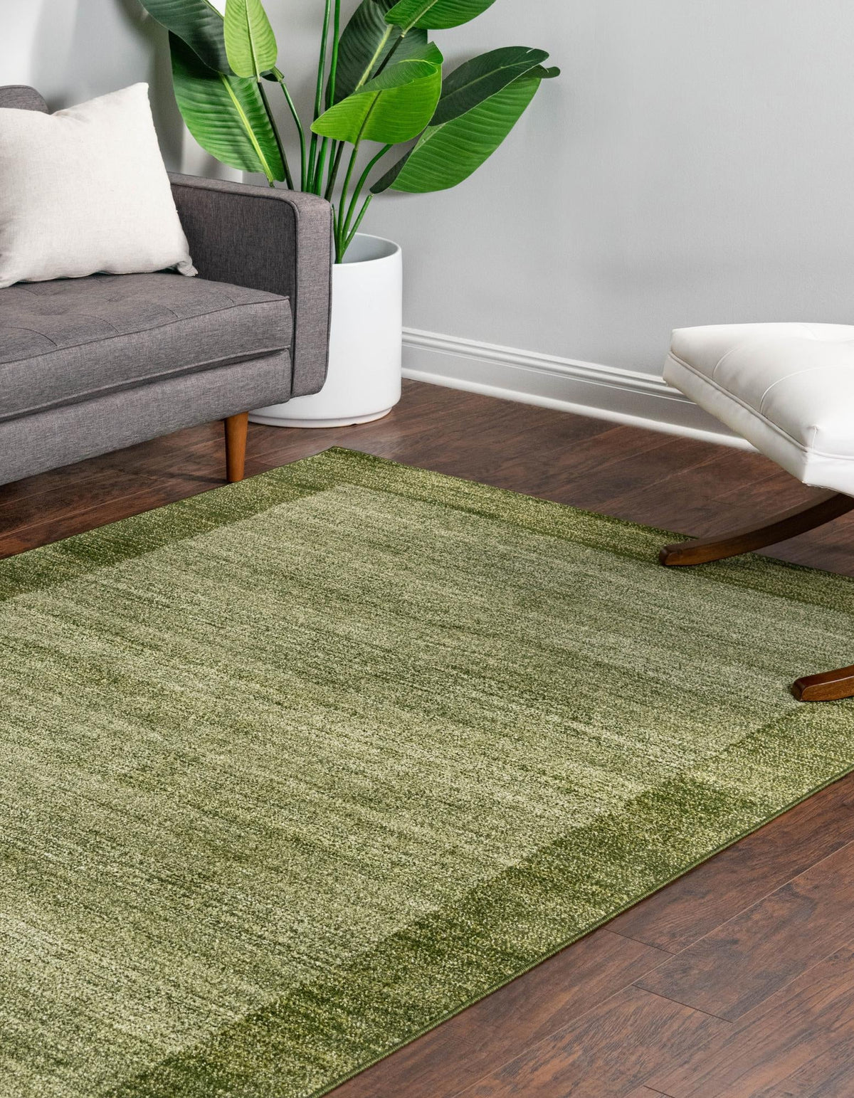 Rechteck Teppich Loft in Hellgrün von Hadorn™ - Lifestyle Image