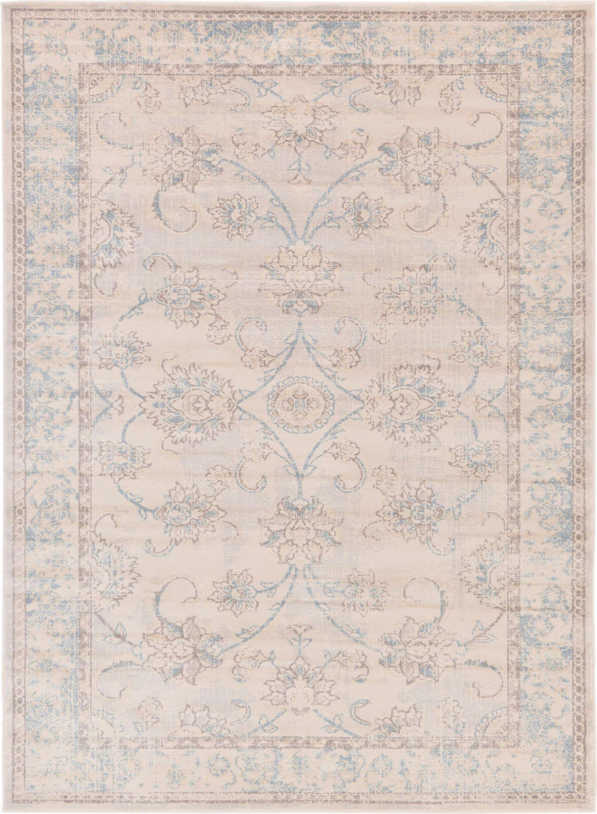Rechteck Teppich Restoration in Beige von Hadorn™ - Lifestyle Image