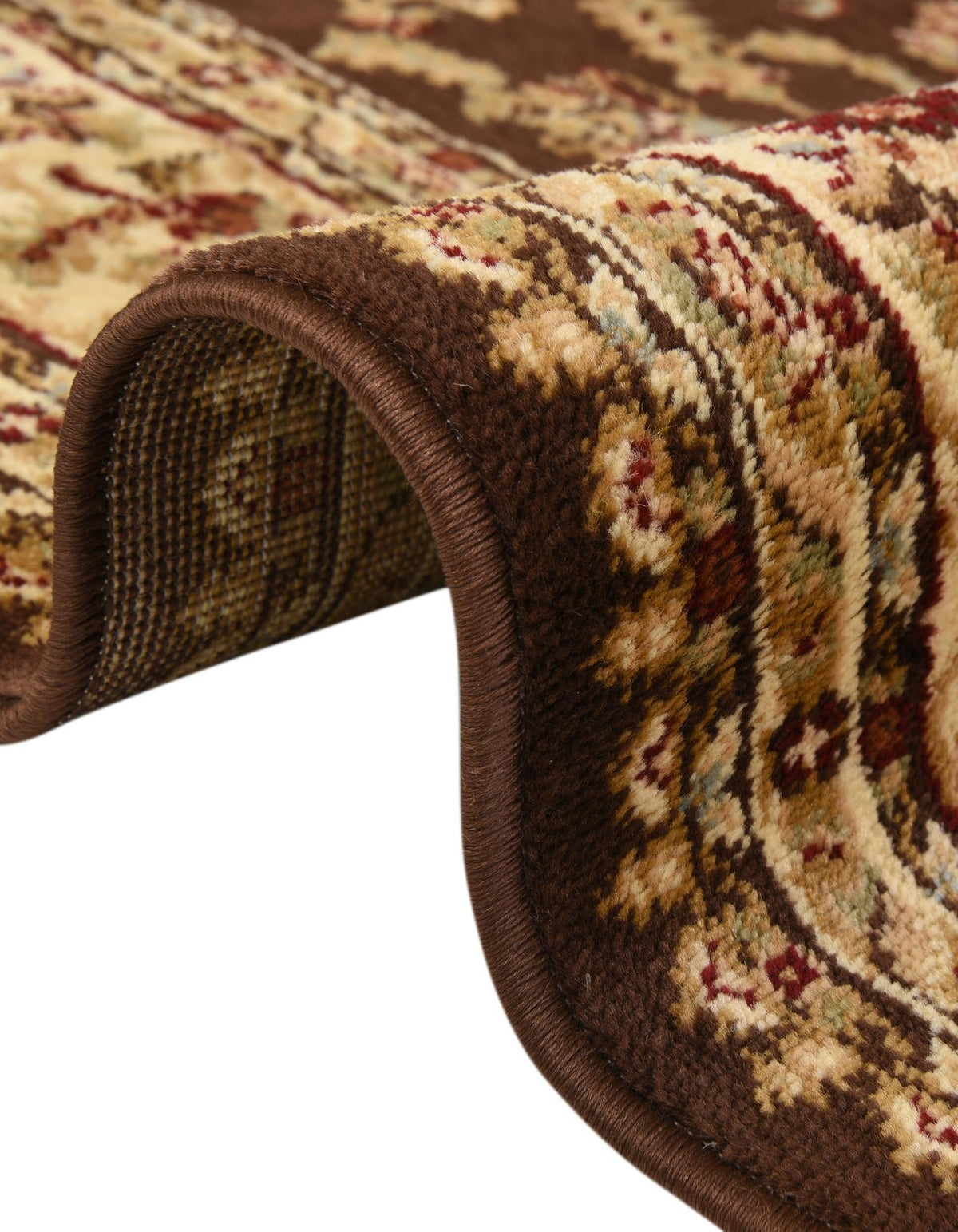 Quadratisch Teppich Classic Agra in Braun von Hadorn™ - Lifestyle Image