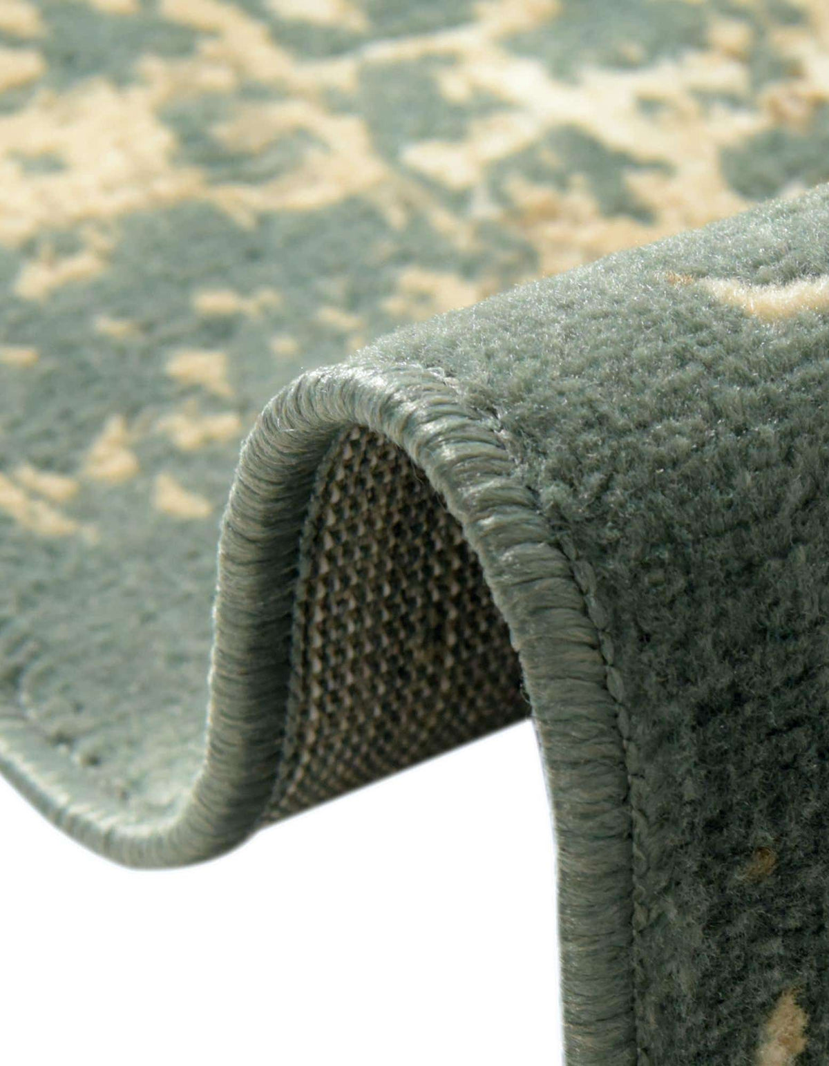 Rechteck Teppich Sahara in Grün von Hadorn™ - Lifestyle Image