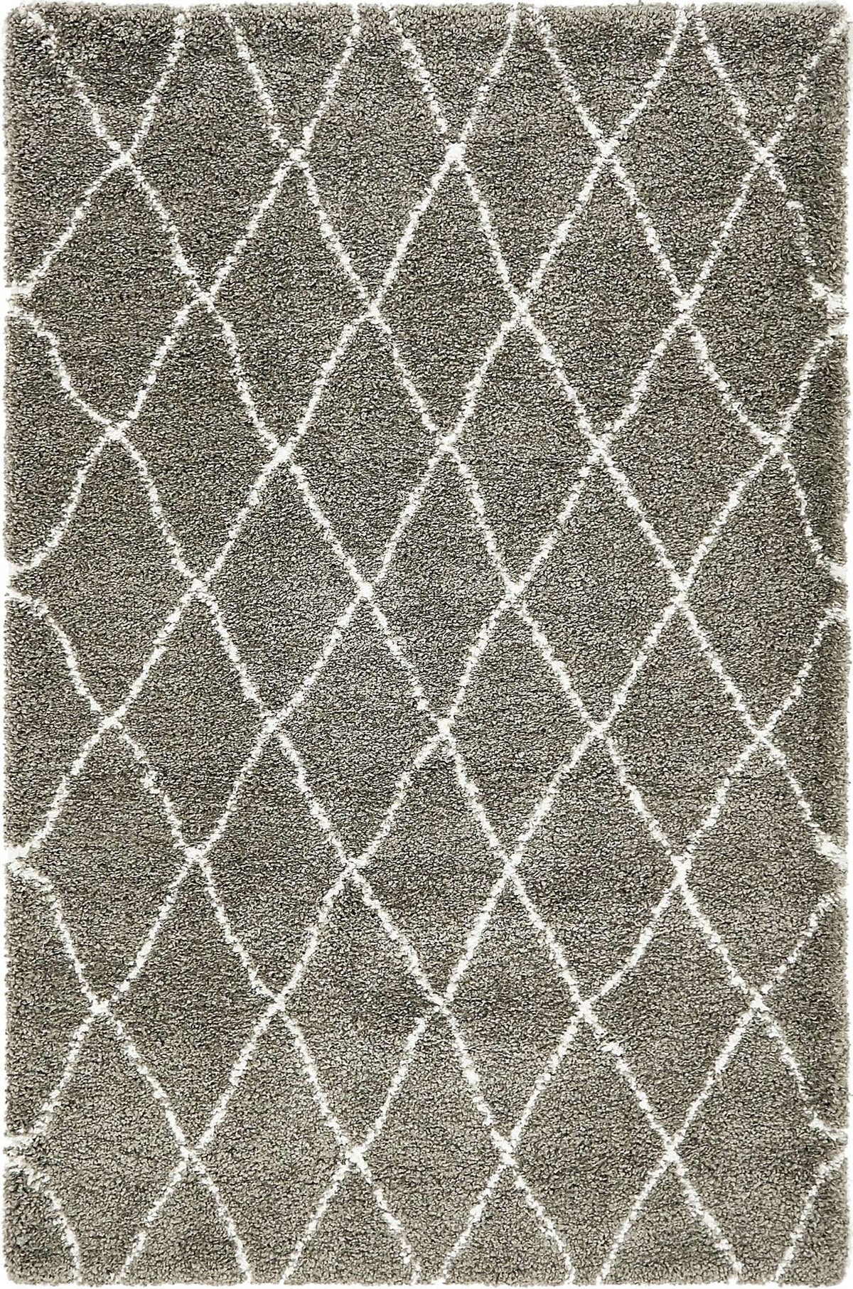 Rechteck Hochflorteppich Marrakesh Shag in Grau von Hadorn™ - Lifestyle Image
