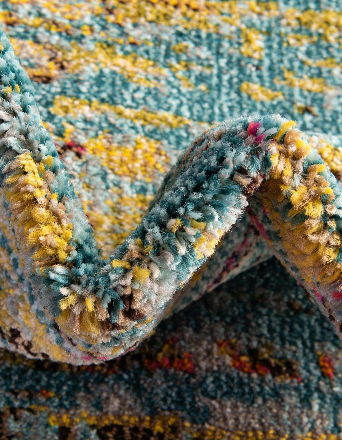 Rechteck Teppich Arte in Türkis von Hadorn™ - Lifestyle Image