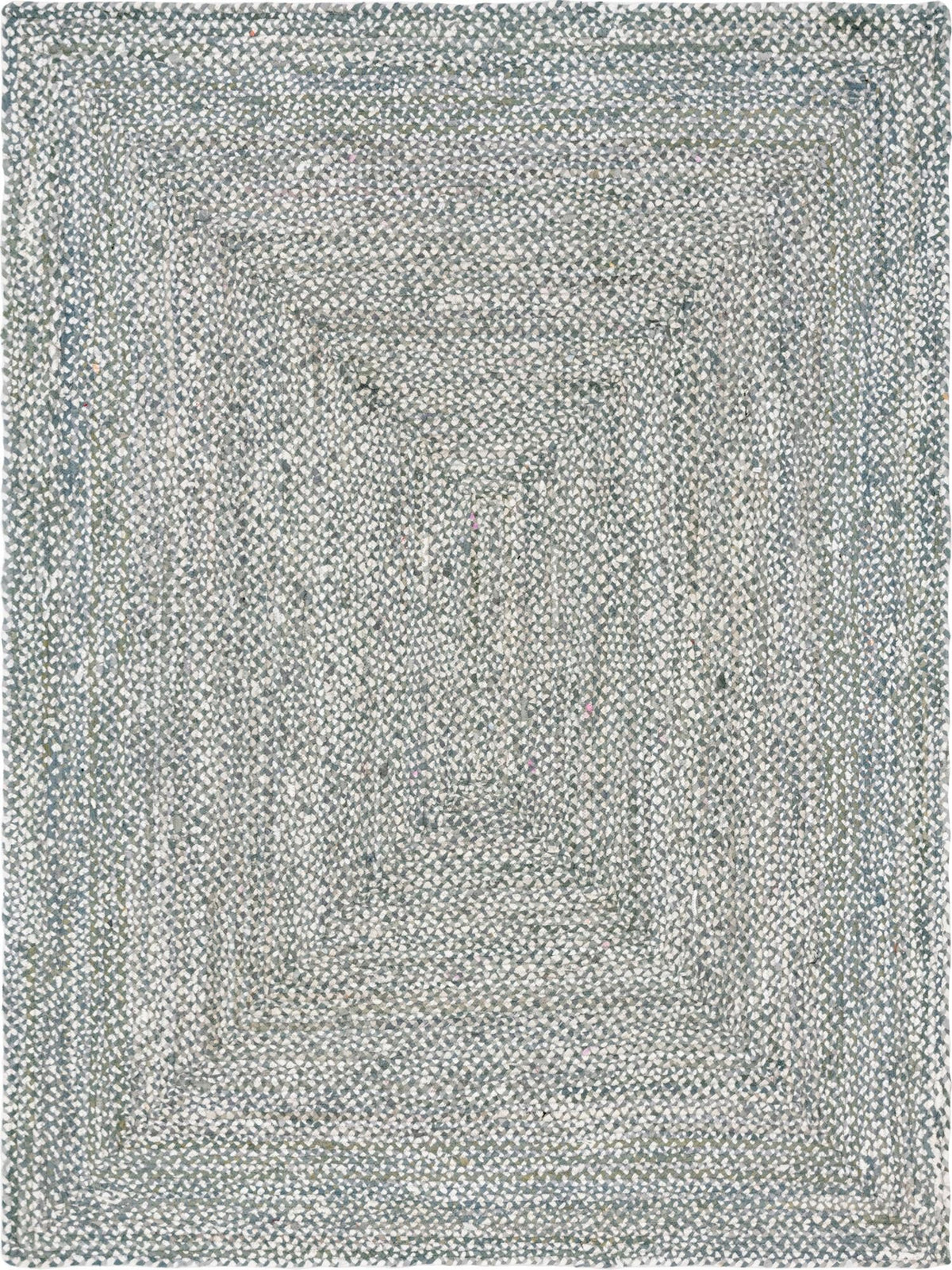 Rechteck Teppich Braided Chindi in Grau von Hadorn™ - Lifestyle Image